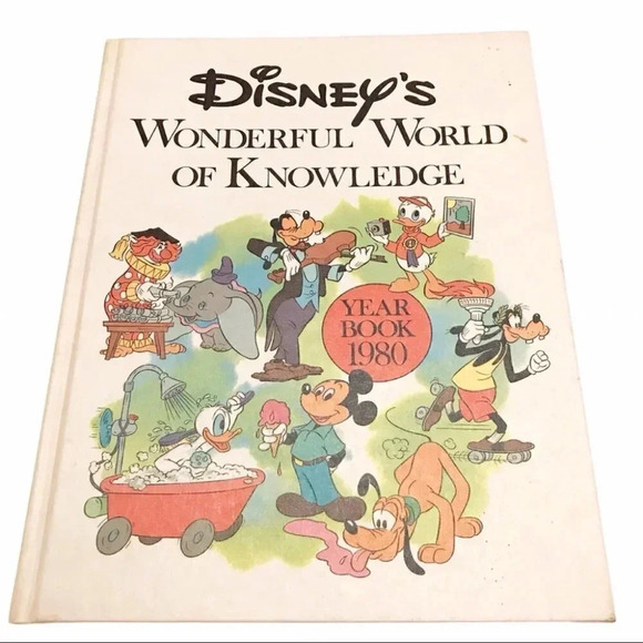Disney’s World Of Knowledge Yearbook 1980 Book - Picture 1 of 9